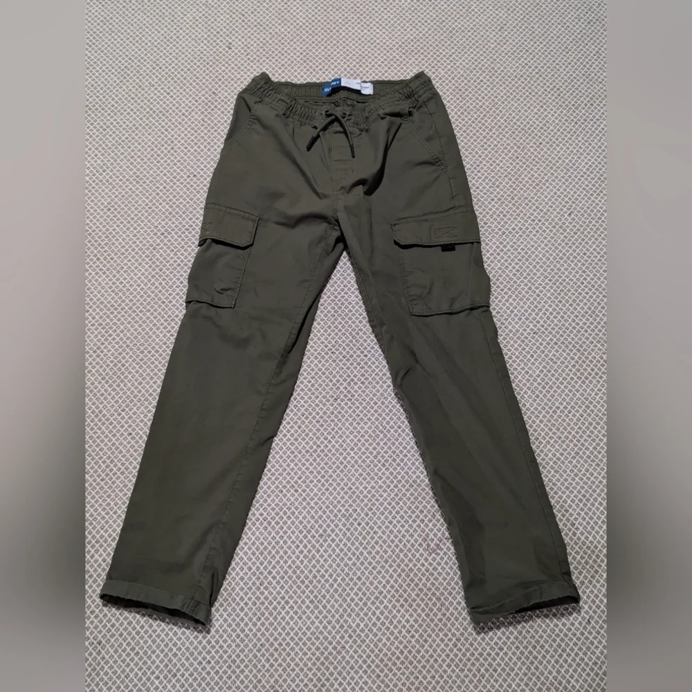 Old Navy Kids Olive Cargo Joggers